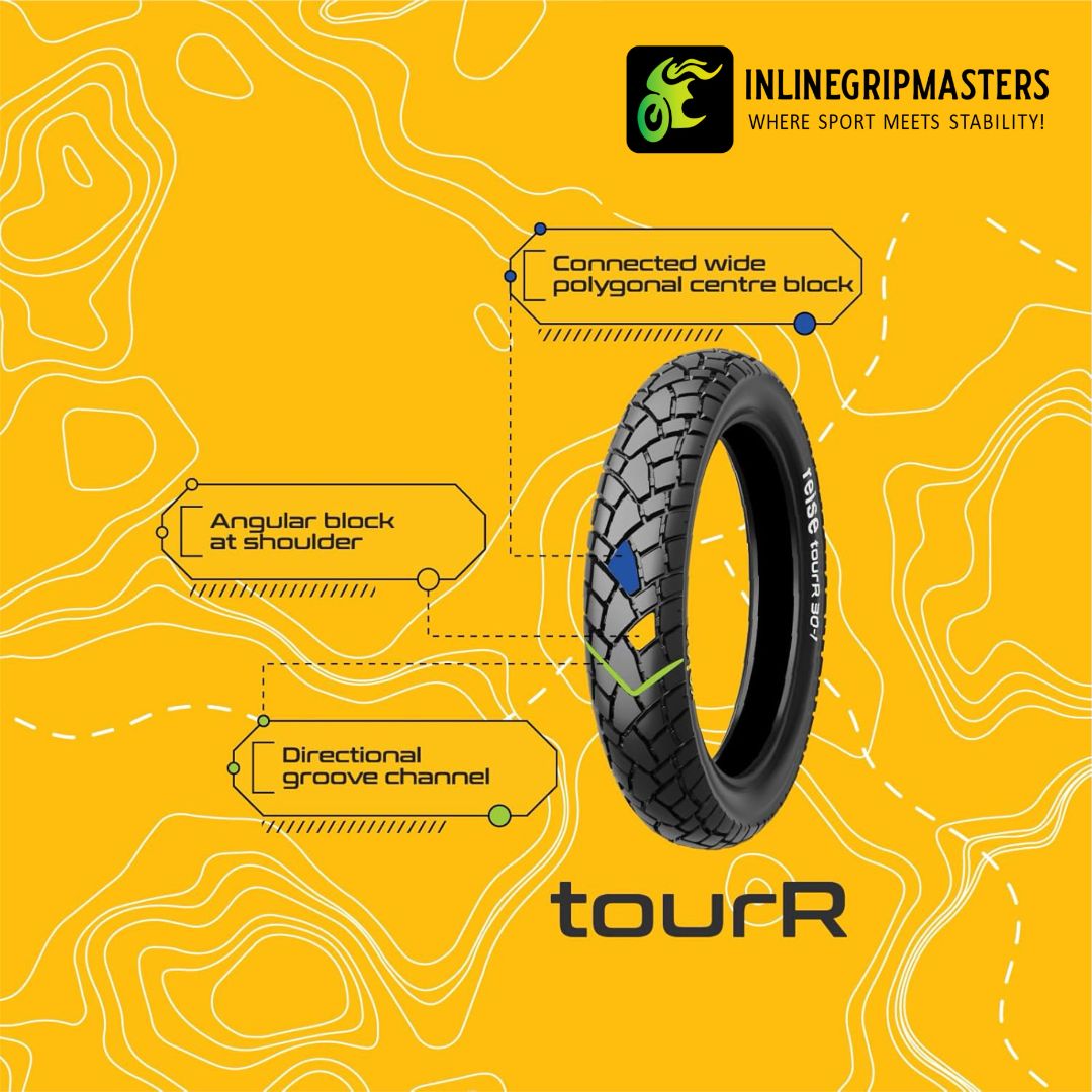 tourR 30-01 100/90-18 56P Rear Tubeless Tyre